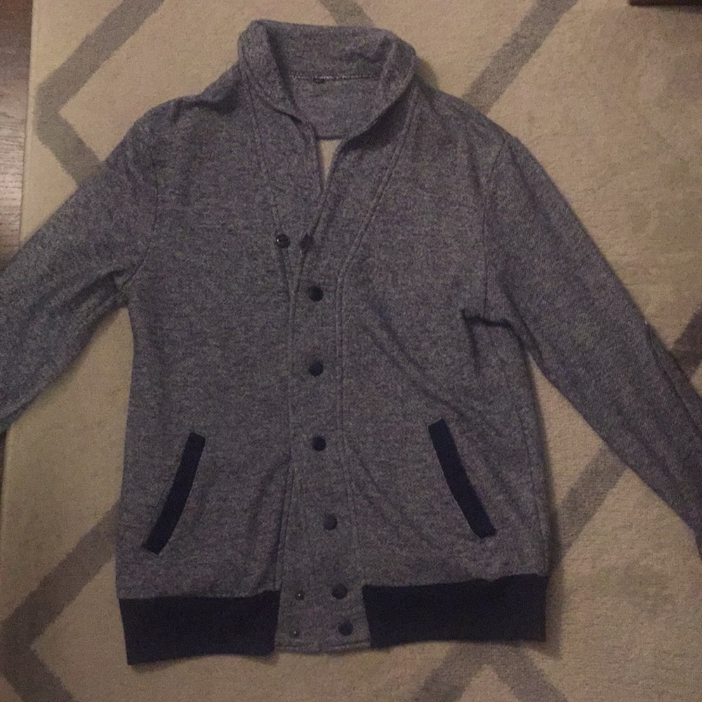 Men’s blue cardigan